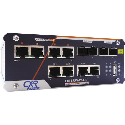 千兆以太网以太网交换机 - FiberWAY-GE - CXR Networks - 20 端口式 / DIN导轨 / SFP+