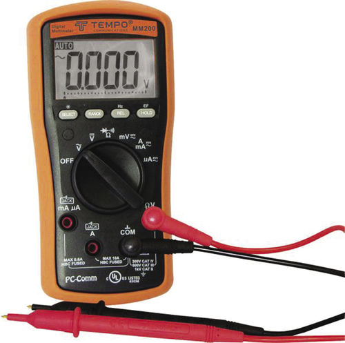 数字万用表 - MM200 - CXR Networks - 手持式 / 1000 V / 600 V