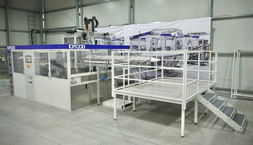 杯子生产加热成型机 - IML-T TWIN 500 - Rohde Maschinenbau GmbH - 滚筒给料 / 食品包装 / 自动