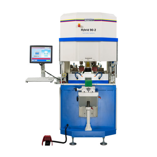 密封式墨盒移印机 - HYBRID 90-2 series - TAMPOPRINT GmbH - 彩色 / 电动压气 / 挠性