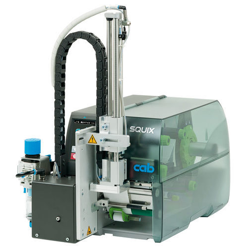 自动标签粘贴器 - SQUIX SQ - cab Produkttechnik GmbH & Co KG - 半自动 / 用于包装 / 顶面