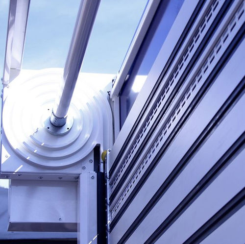 卷闸门 - EFA-SST®-PS - EFAFLEX Tor- und Sicherheitssysteme GmbH & Co. KG - 工业 / 用于室外 / 快速