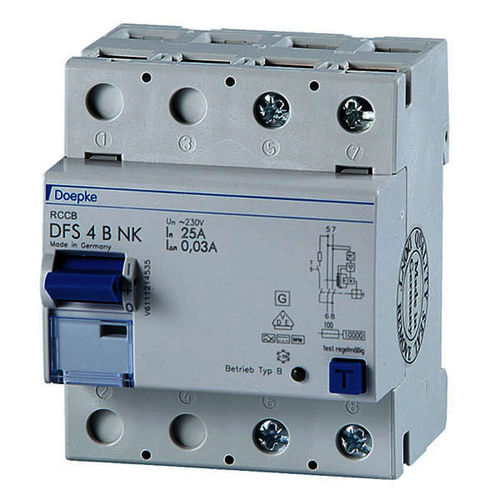 差分断路器 - DFS 4 016-2/0,03-B NK - Doepke Schaltgeräte GmbH - 交流 / 双极 / 自动