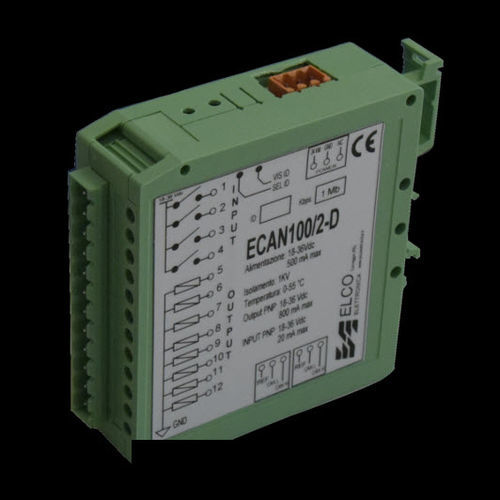 模拟I/O模块 - ECAN 100/2 - ELCO Elettronica di A. Ligabue e C. snc - CAN Bus / 4路输入 / 8路PNP输出