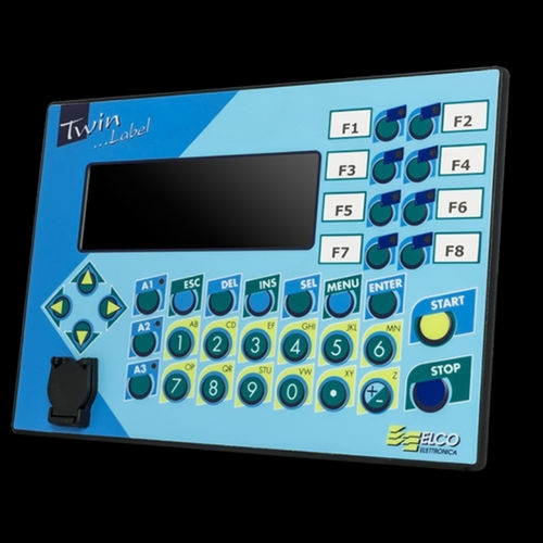 带键盘HMI - TWIN LABEL - ELCO Elettronica di A. Ligabue e C. snc - 面板式 / USB / RS-232
