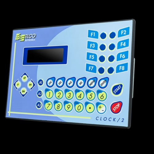 带键盘HMI - CLOCK2 - ELCO Elettronica di A. Ligabue e C. snc - 面板式 / MODBUS / CANopen