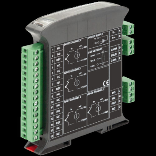 模拟I/O模块 - ECAN 7016 - ELCO Elettronica di A. Ligabue e C. snc - CAN Bus / 4路输入 / 温度