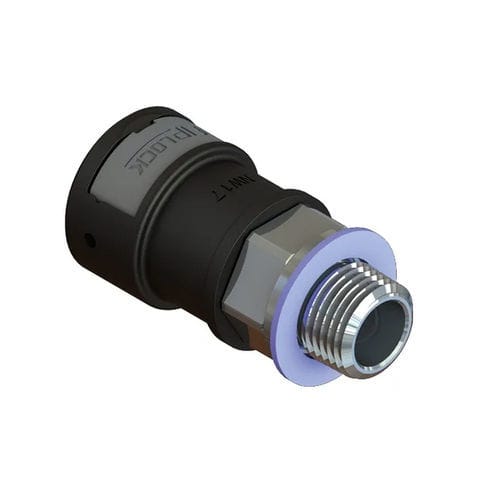 化学品接头 - ASPA-NPTM-S - FRÄNKISCHE Industrial Pipes GmbH & Co. KG - 螺纹 / 金属 / NPT