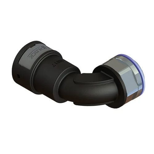 气动接头 - AWPA-MMK-S - FRÄNKISCHE Industrial Pipes GmbH & Co. KG - 螺纹 / 90°弯曲 / PA6
