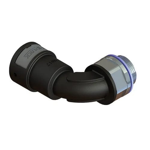 气动接头 - AWPA-MML-S - FRÄNKISCHE Industrial Pipes GmbH & Co. KG - 螺纹 / 90°弯曲 / PA6