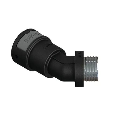 气动接头 - AAPA-PGM - FRÄNKISCHE Industrial Pipes GmbH & Co. KG - 螺纹 / 45°弯曲 / 金属