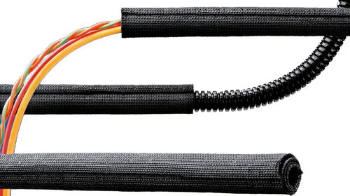防护套管 - WPET-SCF series - FRÄNKISCHE Industrial Pipes GmbH & Co. KG - 编织 / 用于线缆 / 布料