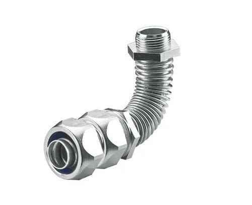 气动接头 - ME-2-TR-M - FRÄNKISCHE Industrial Pipes GmbH & Co. KG - 环形 / 肘型 / 镀镍黄铜