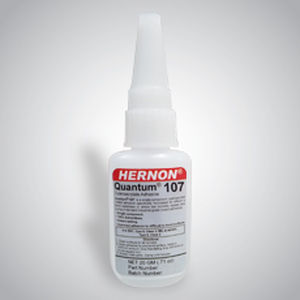 氰基丙烯酸盐胶 - Quantum® 107 - Hernon Manufacturing - 用于金属 / 用于陶瓷 / 用于热熔塑料