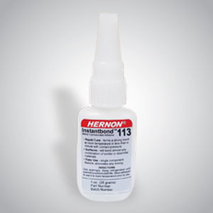 氰基丙烯酸盐胶 - Instantbond® 113 - Hernon Manufacturing - 用于金属 / 用于陶瓷 / 用于热熔塑料