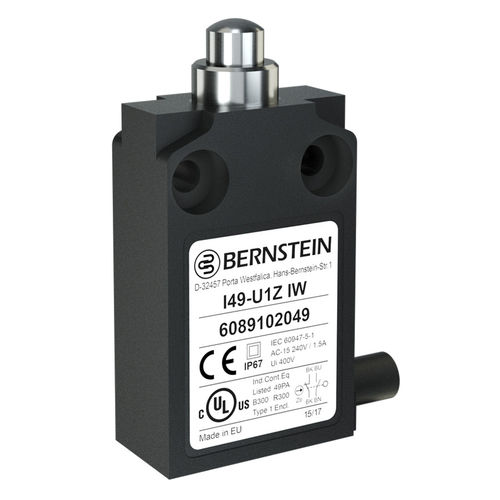 带柱塞限位开关 - I49 - BERNSTEIN AG - 扁平 / IP67 / 安全