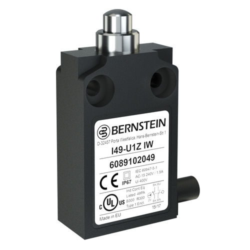 安全限位开关 - I49 series - BERNSTEIN AG - 扁平 / IP67 / 紧凑型