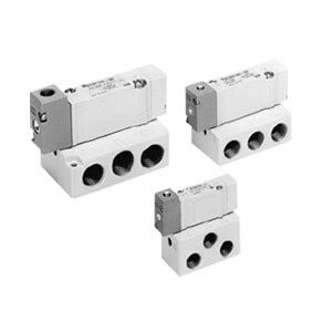 线轴气动分配器 - SYA series - SMC Corporation of America - 气动 / 5 通型 / 基座式
