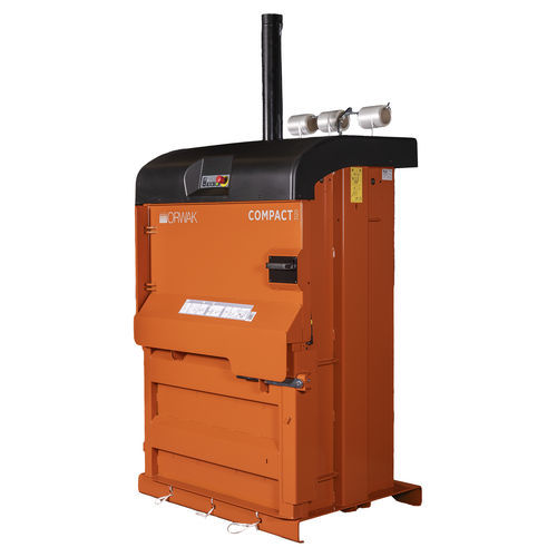 纸板箱打包压缩机 - COMPACT 3120 - Orwak AB - 用于塑料 / 垂直式 / 前开式