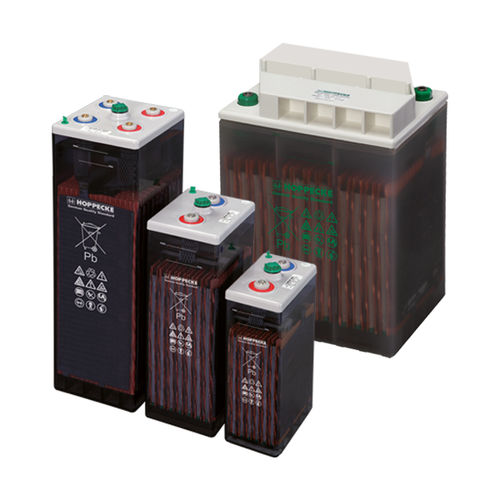 铅酸蓄电池 - power V L series - HOPPECKE - 管状 / 12V / 6V