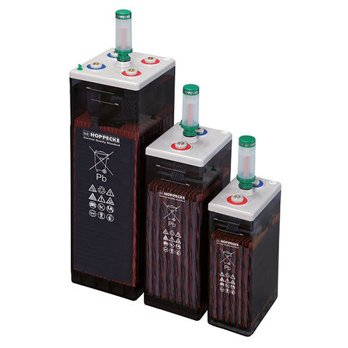 铅酸蓄电池 - power V H - HOPPECKE - 细薄 / 用于换流器 / 液体电解质