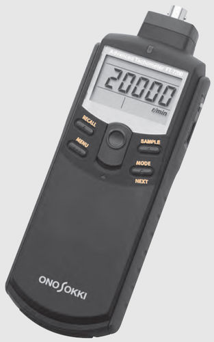 非接触式转速仪 - FT-7200 - Onosokki - 手提式 / 数字 / FFT