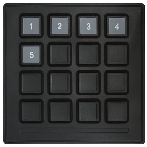 16键数字键盘 - 7016020 - Storm Interface - 面板式 / 橡胶 / 硅胶