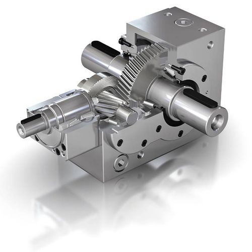 斜齿减速机 - KS TwinGear series - Nidec Graessner GmbH & Co. KG - 正交 / 200-500Nm / 100-200Nm