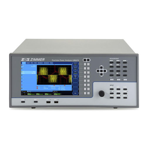 电动分析仪 - LMG670 - ZES ZIMMER Electronic Systems - 功率 / 台式 / 多通型