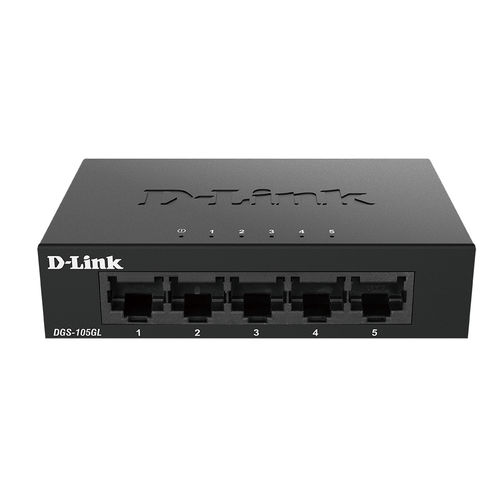 非管理型以太网交换机 - DGS-105GL - D-Link® - 5端口 / 千兆以太网 / 台式