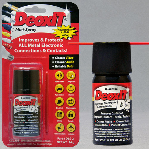 清洁喷雾器 - DeoxIT®, #D5S-2 - CAIG - 防护 / 用于金属 / 用于塑料