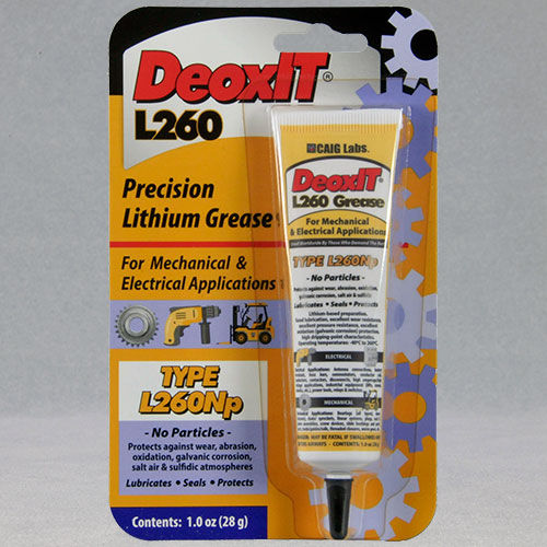 润滑脂 - DeoxIT ® L260Np, #L260-N1 - CAIG - 防护 / 锂 / 用于电子设备