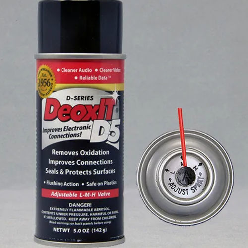 清洁喷雾器 - DeoxIT®, #D5S-6-LMH  - CAIG - 用于金属 / 溶剂式 / 可燃性