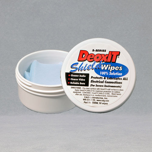 清洁湿巾 - DeoxIT® Shield, #S50W - CAIG