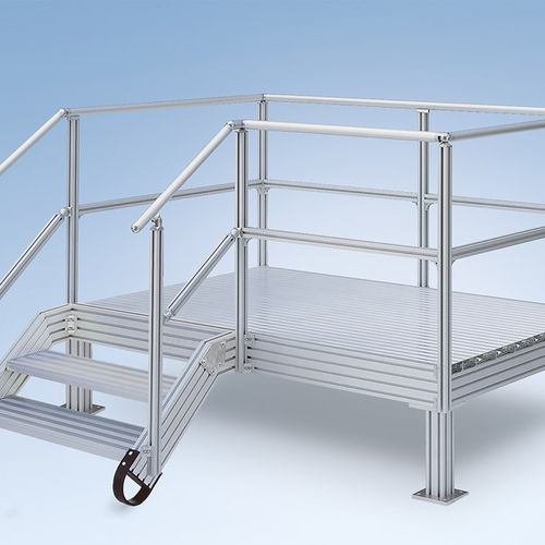 铝制型材 - Maschinenbau Kitz GmbH - T形 / 用于平台 / 爬楼梯