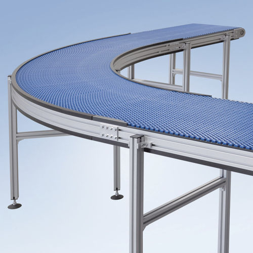 组合式皮带输送机 - KMF-P 2040 - Maschinenbau Kitz GmbH - 曲线 / 倾斜 / 直线型