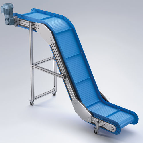 组合式皮带输送机 - KFM-P 2040 - Maschinenbau Kitz GmbH - 倾斜 / 运输 / 移动式