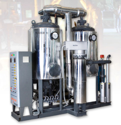吸附热压缩空气干燥机 - DB series - Trident Pneumatics Pvt Ltd - 紧凑型 / 低压 / 鼓风吸附式