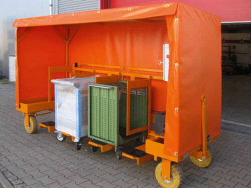 可调节货盘提起叉 - JDC 8 - JUNG Hebe- und Transporttechnik GmbH - 帆布