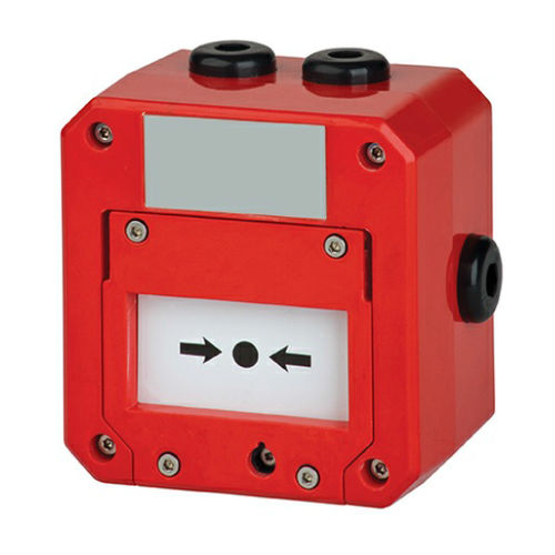 带玻璃破碎锤手动报警按钮 - WP6-BG - E2S Warning Signals