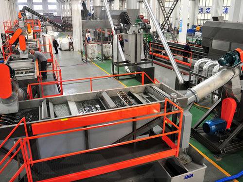 水清洗流水线 - JIANGSU BEIER MACHINERY CO.,LTD - 自动 / 再生资源产业 / 工艺流程
