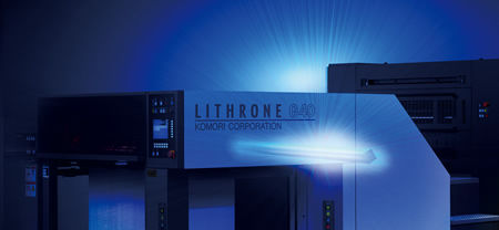 UV光固化机 - H-UV - Komori - 在线 / 表面