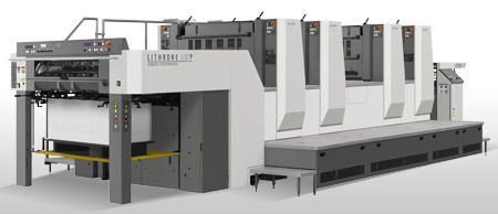 转轮凹版印刷机 - LITHRONE A37P - Komori - 4色 / 双色 / 双面
