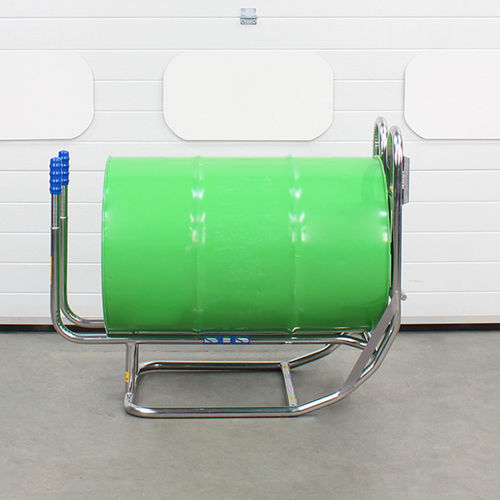 手动油桶提升机 - DCR02 - STS - Bespoke Handling Equipment - 手动控制 / 不锈钢 / 叉车安装