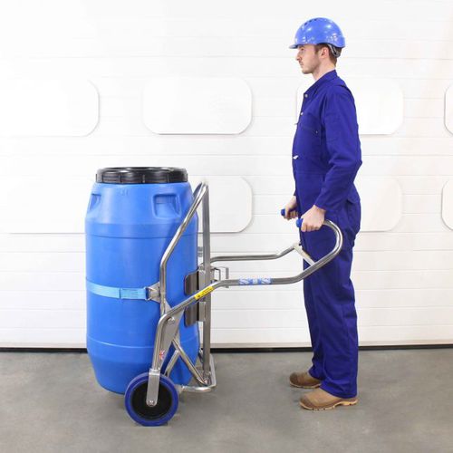 手动油桶提升机 - DTC02 - STS - Bespoke Handling Equipment - 便携式 / 抓取 / 不锈钢