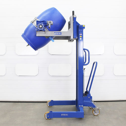 手动油桶提升机 - STM01-DRU01 - STS - Bespoke Handling Equipment - 液压 / 手摇曲柄 / 旋转式