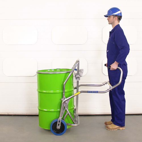 手动油桶提升机 - DTC01 - STS - Bespoke Handling Equipment - 手动控制 / 弹簧 / 不锈钢
