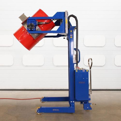 气动油桶提升机 - STP01-RRH01-Ex - STS - Bespoke Handling Equipment - 手动 / 压缩空气式 / 旋转式