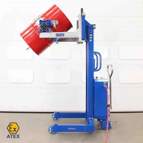 气动油桶提升机 - STP01-DRU01-Ex - STS - Bespoke Handling Equipment - 手动 / 压缩空气式 / 手摇曲柄