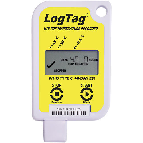 温度数据记录器 - USRID-16W - Logtag - USB / LCD显示